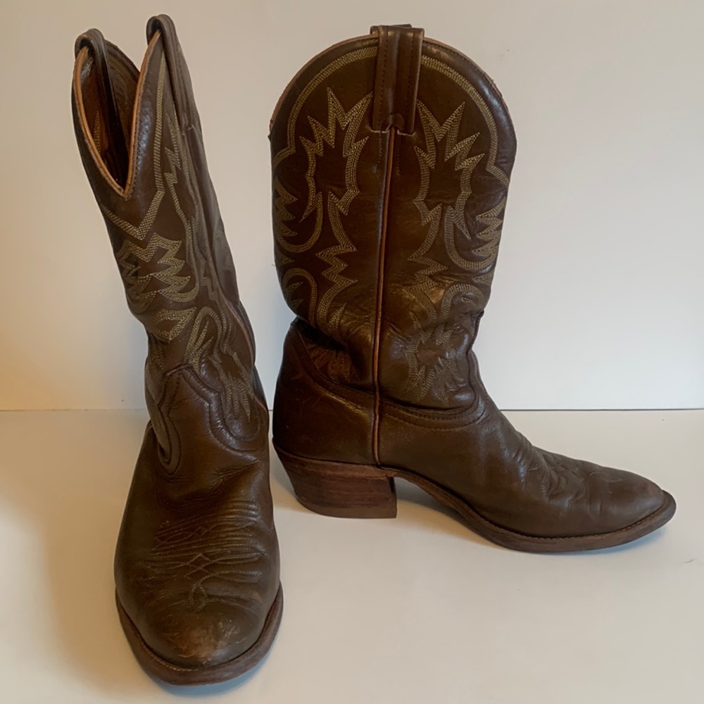 Boulet men’s brown western style boot size 8